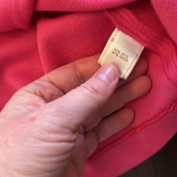 St. John pink peplum blouse size 10 - Picture 3 of 6